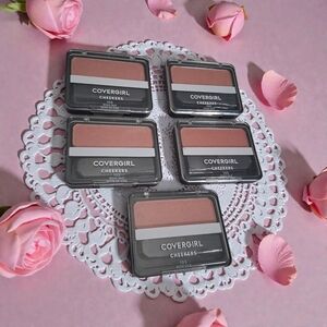 5 Pack Covergirl Cheekers Blush 3g / 0.12oz 105 Rose Silk